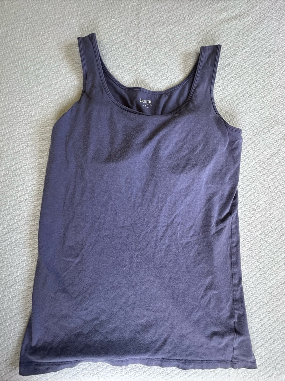 Duluth Purple Built‑In Bra Tank Size M